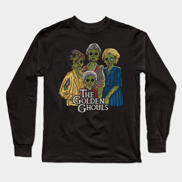 The Golden Ghouls Long Sleeve T-Shirt by ibyes